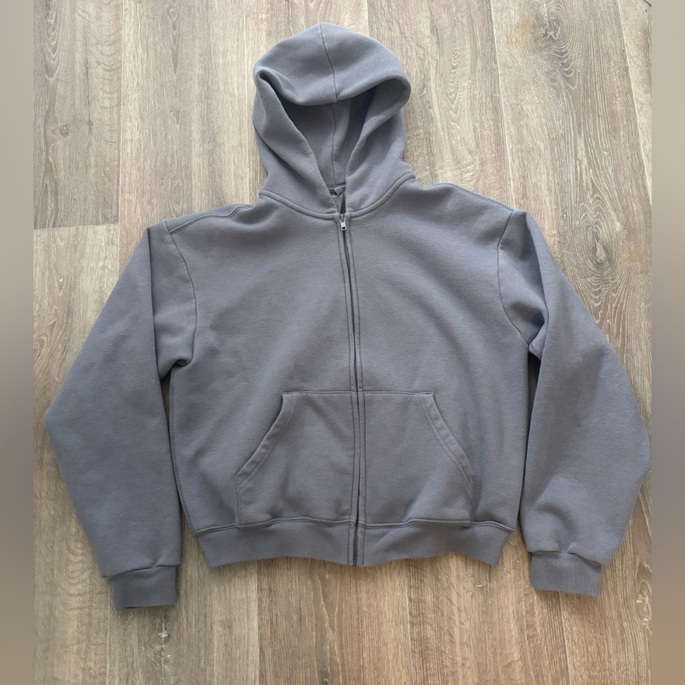 Skims cotton fleece zip up